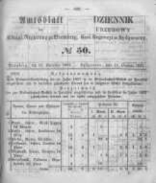 Amtsblatt der K&ouml;niglichen Preussischen Regierung zu Bromberg. 1857.12.11 No.50