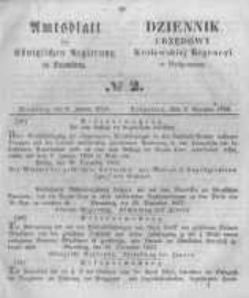 Amtsblatt der Königlichen Preussischen Regierung zu Bromberg. 1858.01.08 No.2