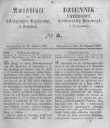 Amtsblatt der K&ouml;niglichen Preussischen Regierung zu Bromberg. 1858.01.29 No.5