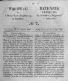 Amtsblatt der K&ouml;niglichen Preussischen Regierung zu Bromberg. 1858.02.12 No.7