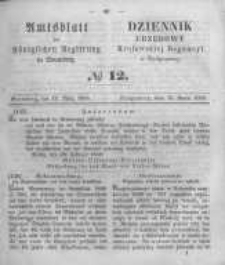 Amtsblatt der Königlichen Preussischen Regierung zu Bromberg. 1858.03.19 No.12
