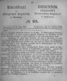 Amtsblatt der K&ouml;niglichen Preussischen Regierung zu Bromberg. 1858.06.18 No.25