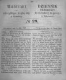 Amtsblatt der Königlichen Preussischen Regierung zu Bromberg. 1858.07.16 No.29