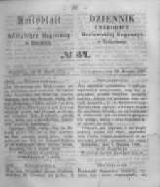 Amtsblatt der Königlichen Preussischen Regierung zu Bromberg. 1858.08.20 No.34