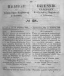 Amtsblatt der Königlichen Preussischen Regierung zu Bromberg. 1858.09.17 No.38