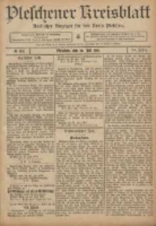 Pleschener Kreisblatt: Amtlicher Anzeiger für den Kreis Pleschen 1906.07.28 Jg.54 Nr60