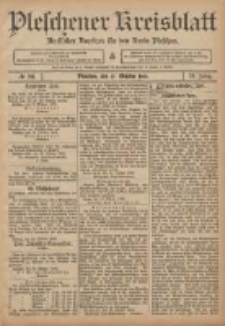 Pleschener Kreisblatt: Amtlicher Anzeiger für den Kreis Pleschen 1906.10.27 Jg.54 Nr86