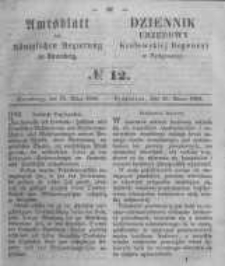 Amtsblatt der Königlichen Preussischen Regierung zu Bromberg. 1859.03.25 No.12
