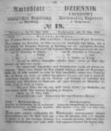 Amtsblatt der Königlichen Preussischen Regierung zu Bromberg. 1859.05.13 No.19