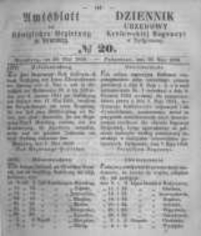 Amtsblatt der Königlichen Preussischen Regierung zu Bromberg. 1859.05.20 No.20