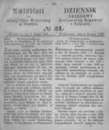 Amtsblatt der Königlichen Preussischen Regierung zu Bromberg. 1859.08.05 No.31