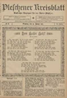 Pleschener Kreisblatt: Amtlicher Anzeiger f&uuml;r den Kreis Pleschen 1907.01.26 Jg.55 Nr8