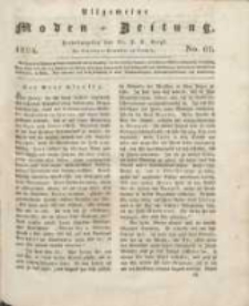Allgemeine Moden-Zeitung : eine Zeitschrift für die gebildete Welt, begleitet von dem Bilder-Magazin für die elegante Welt 1824 Nr62