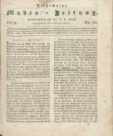 Allgemeine Moden-Zeitung : eine Zeitschrift für die gebildete Welt, begleitet von dem Bilder-Magazin für die elegante Welt 1824 Nr73