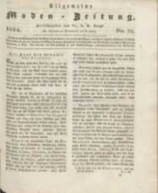 Allgemeine Moden-Zeitung : eine Zeitschrift für die gebildete Welt, begleitet von dem Bilder-Magazin für die elegante Welt 1824 Nr76