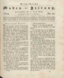 Allgemeine Moden-Zeitung : eine Zeitschrift für die gebildete Welt, begleitet von dem Bilder-Magazin für die elegante Welt 1824 Nr79