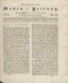 Allgemeine Moden-Zeitung : eine Zeitschrift für die gebildete Welt, begleitet von dem Bilder-Magazin für die elegante Welt 1824 Nr83