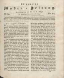 Allgemeine Moden-Zeitung : eine Zeitschrift für die gebildete Welt, begleitet von dem Bilder-Magazin für die elegante Welt 1824 Nr84