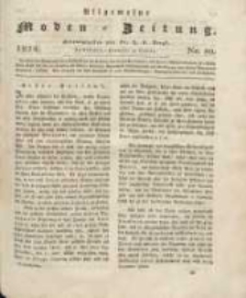 Allgemeine Moden-Zeitung : eine Zeitschrift für die gebildete Welt, begleitet von dem Bilder-Magazin für die elegante Welt 1824 Nr89