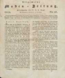 Allgemeine Moden-Zeitung : eine Zeitschrift für die gebildete Welt, begleitet von dem Bilder-Magazin für die elegante Welt 1824 Nr97