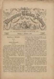 Allgemeine Moden-Zeitung : eine Zeitschrift für die gebildete Welt, begleitet von dem Bilder-Magazin für die elegante Welt 1893.02.06 Nr6