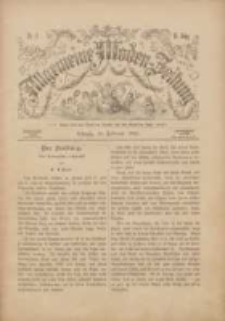Allgemeine Moden-Zeitung : eine Zeitschrift für die gebildete Welt, begleitet von dem Bilder-Magazin für die elegante Welt 1893.02.20 Nr8
