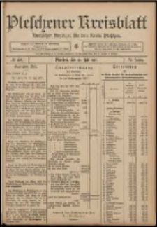 Pleschener Kreisblatt: Amtlicher Anzeiger f&uuml;r den Kreis Pleschen 1907.07.20 Jg.55 Nr58