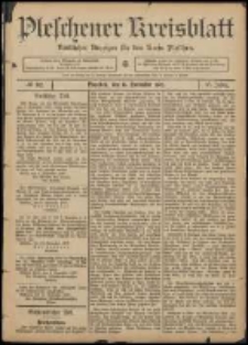 Pleschener Kreisblatt: Amtlicher Anzeiger für den Kreis Pleschen 1907.11.16 Jg.55 Nr92