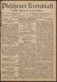 Pleschener Kreisblatt: Amtlicher Anzeiger für den Kreis Pleschen 1907.11.30 Jg.55 Nr96