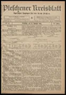 Pleschener Kreisblatt: Amtlicher Anzeiger für den Kreis Pleschen 1908.02.15 Jg.56 Nr14