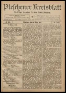 Pleschener Kreisblatt: Amtlicher Anzeiger für den Kreis Pleschen 1908.03.14 Jg.56 Nr22