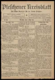 Pleschener Kreisblatt: Amtlicher Anzeiger für den Kreis Pleschen 1908.05.02 Jg.56 Nr36