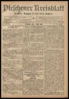 Pleschener Kreisblatt: Amtlicher Anzeiger für den Kreis Pleschen 1908.05.06 Jg.56 Nr37