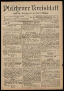 Pleschener Kreisblatt: Amtlicher Anzeiger f&uuml;r den Kreis Pleschen 1908.06.10 Jg.56 Nr47