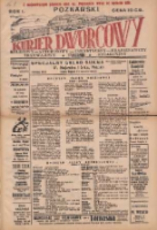Poznański Kurjer Dworcowy, Kolejowy, Autobusowy, Turystyczny, Krajoznawczy, Tramwajowy: tygodnik atrakcyjny 1936.11.15 R.1 Nr8