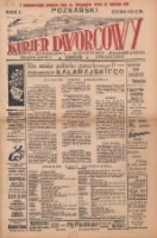 Poznański Kurjer Dworcowy, Kolejowy, Autobusowy, Turystyczny, Krajoznawczy, Tramwajowy: tygodnik atrakcyjny 1936.12.13 R.1 Nr12