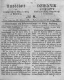 Amtsblatt der K&ouml;niglichen Preussischen Regierung zu Bromberg. 1860.02.24 No.8