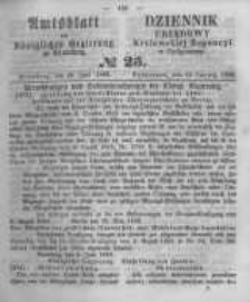 Amtsblatt der K&ouml;niglichen Preussischen Regierung zu Bromberg. 1860.06.22 No.25