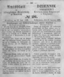 Amtsblatt der K&ouml;niglichen Preussischen Regierung zu Bromberg. 1860.06.29 No.26