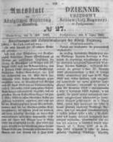 Amtsblatt der K&ouml;niglichen Preussischen Regierung zu Bromberg. 1860.07.06 No.27