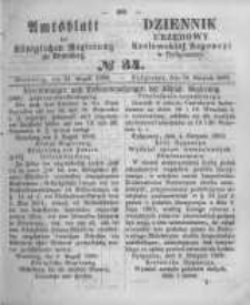 Amtsblatt der K&ouml;niglichen Preussischen Regierung zu Bromberg. 1860.08.24 No.34