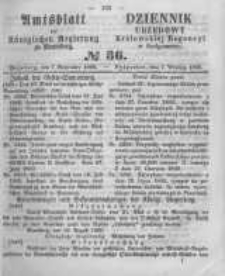 Amtsblatt der Königlichen Preussischen Regierung zu Bromberg. 1860.09.07 No.36