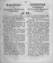 Amtsblatt der Königlichen Preussischen Regierung zu Bromberg. 1860.10.12 No.41