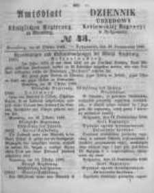 Amtsblatt der Königlichen Preussischen Regierung zu Bromberg. 1860.10.26 No.43
