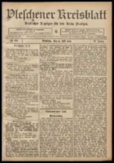 Pleschener Kreisblatt: Amtlicher Anzeiger f&uuml;r den Kreis Pleschen 1908.07.18 Jg.56 Nr58
