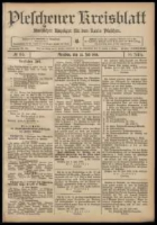 Pleschener Kreisblatt: Amtlicher Anzeiger f&uuml;r den Kreis Pleschen 1908.07.22 Jg.56 Nr59