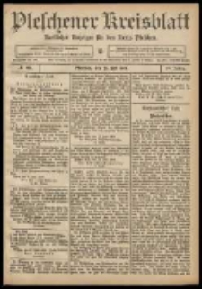 Pleschener Kreisblatt: Amtlicher Anzeiger für den Kreis Pleschen 1908.07.25 Jg.56 Nr60