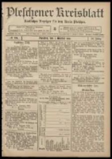 Pleschener Kreisblatt: Amtlicher Anzeiger f&uuml;r den Kreis Pleschen 1908.10.03 Jg.56 Nr80