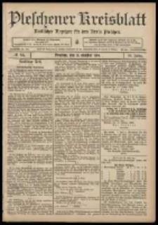 Pleschener Kreisblatt: Amtlicher Anzeiger f&uuml;r den Kreis Pleschen 1908.10.21 Jg.56 Nr85