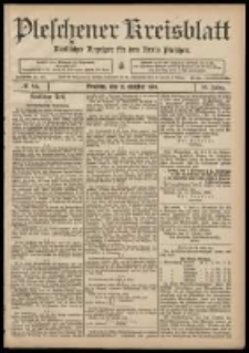 Pleschener Kreisblatt: Amtlicher Anzeiger für den Kreis Pleschen 1908.10.21 Jg.56 Nr85